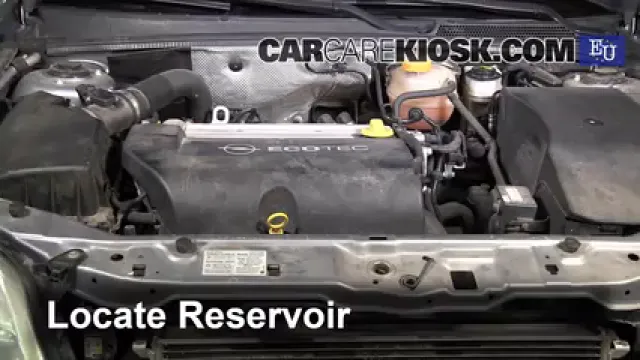 2004 Opel Signum Sport 2.0L 4 Cyl. Turbo Liquide essuie-glace Ajouter du liquide